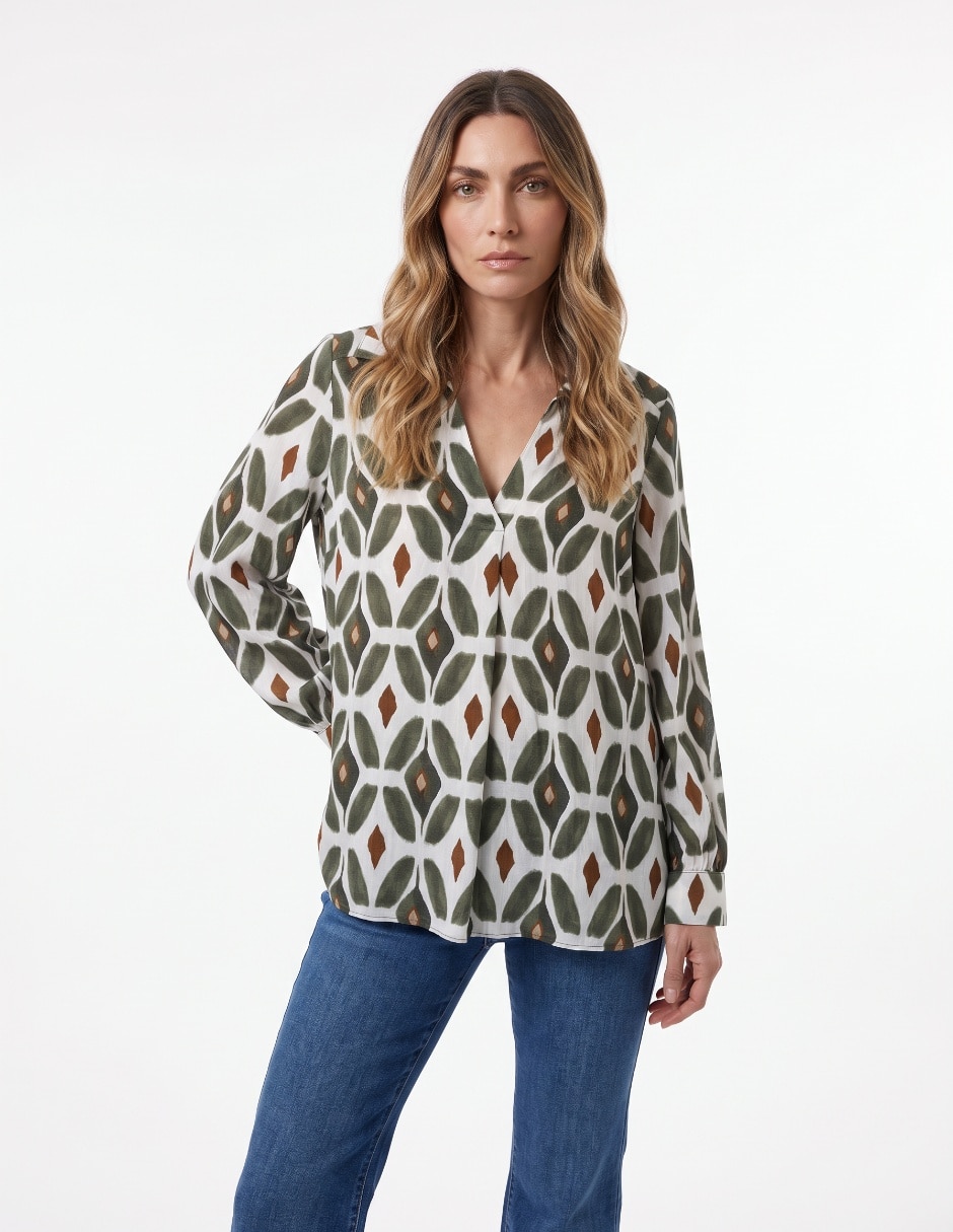 Blusa manga larga para mujer Blusa manga larga para mujer
