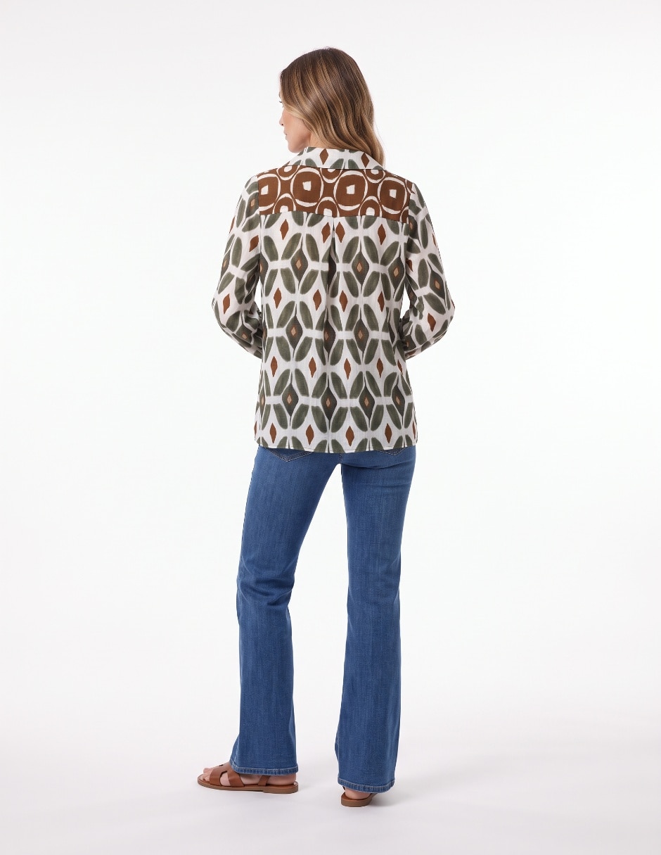 Blusa manga larga para mujer 2