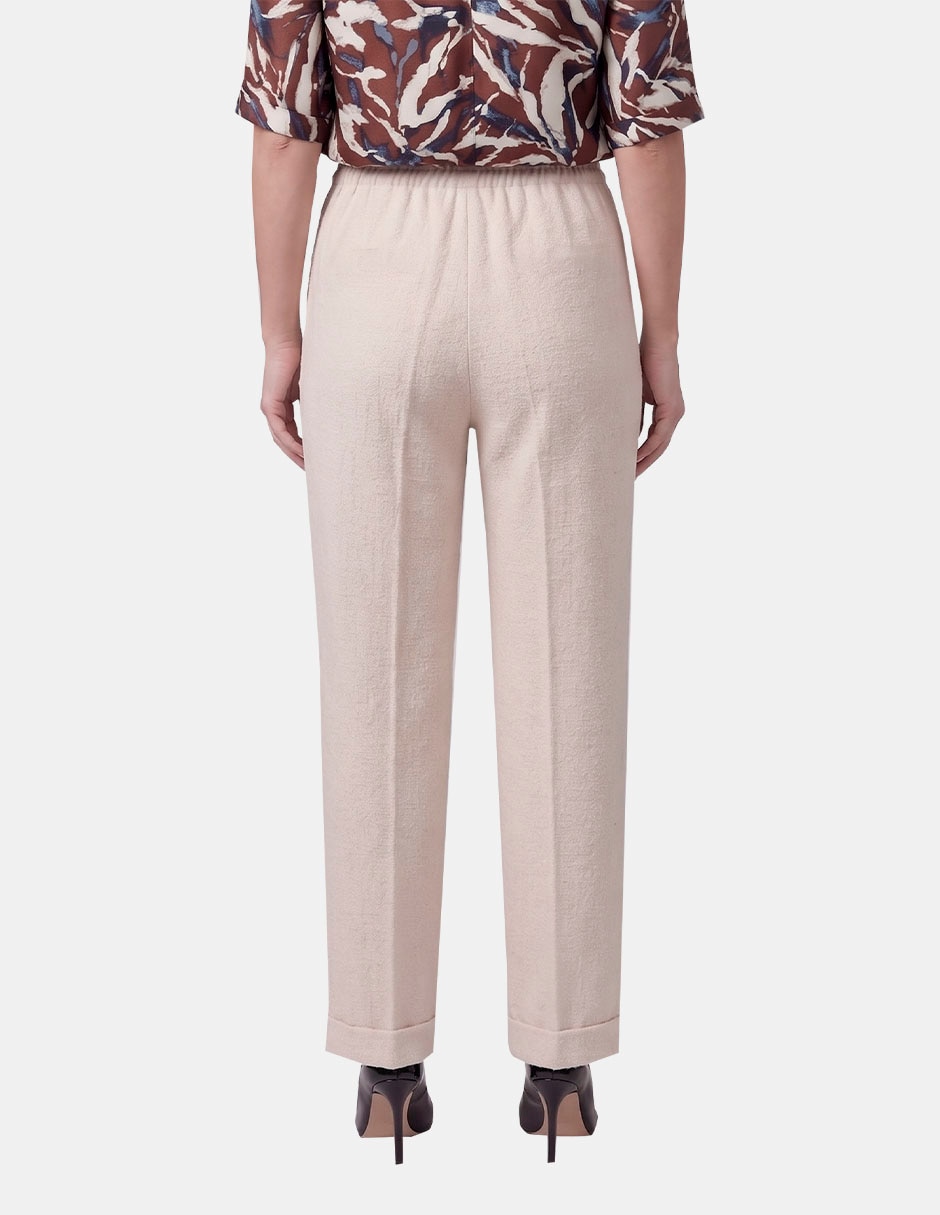 Pantalón regular recto para mujer 3