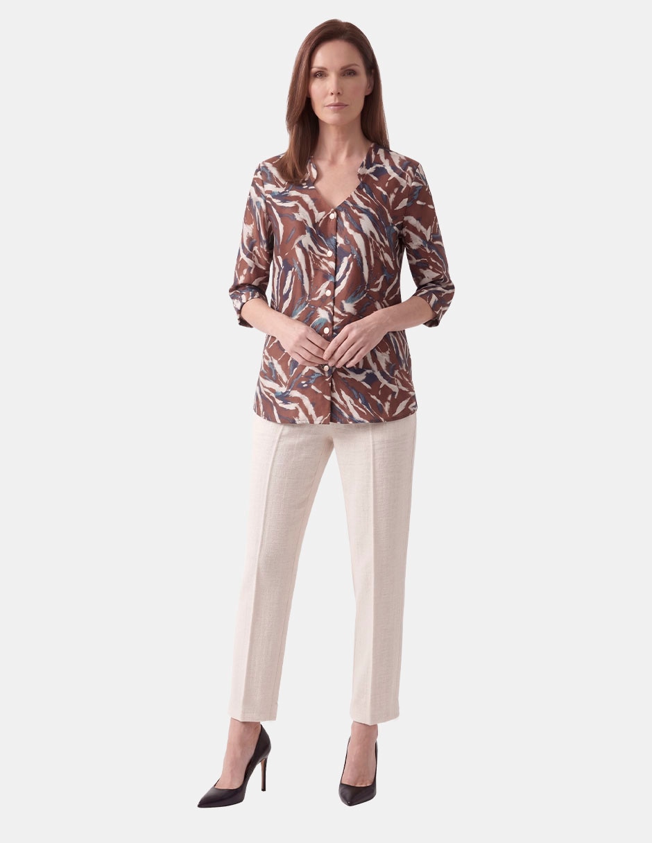 Blusa manga corta para mujer 2