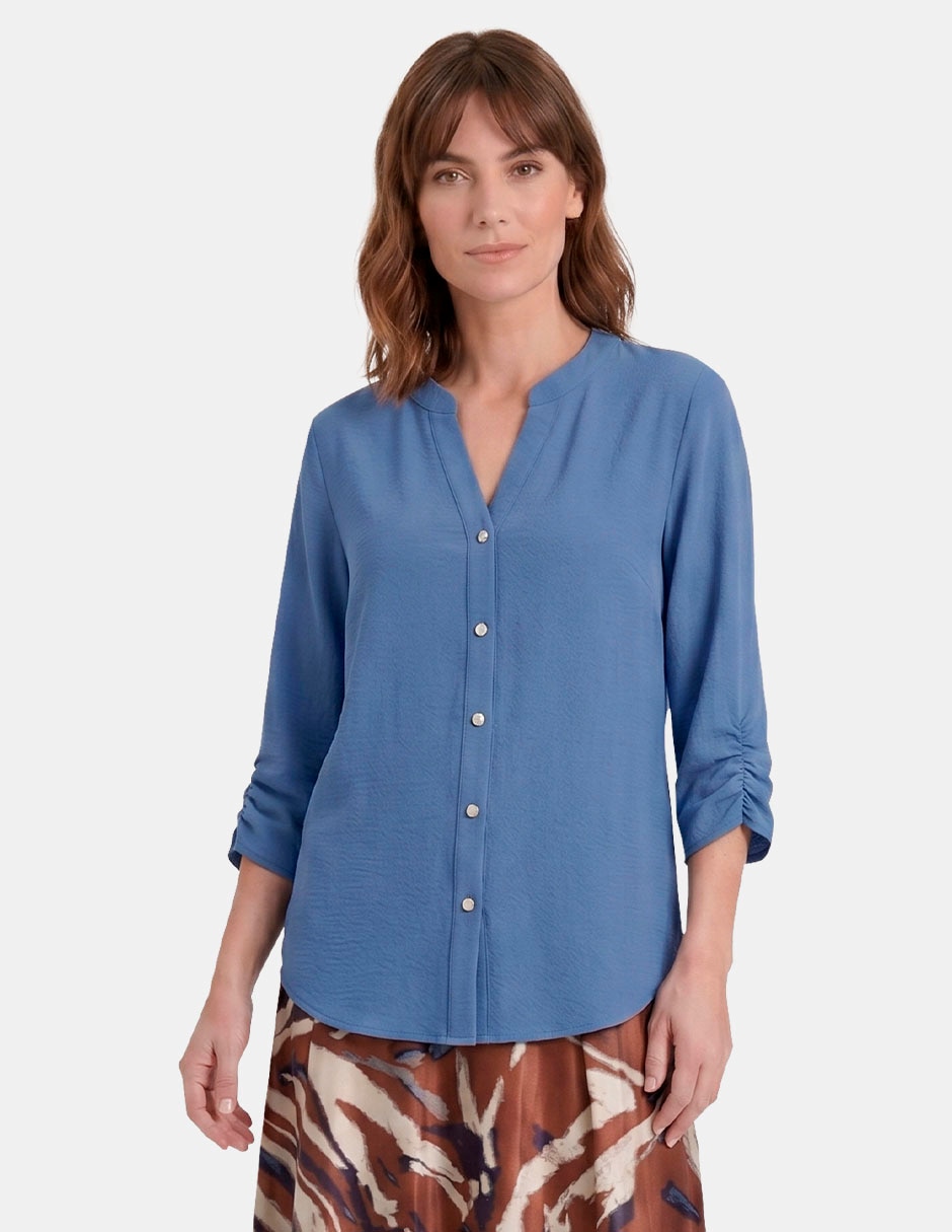 Blusa manga corta para mujer