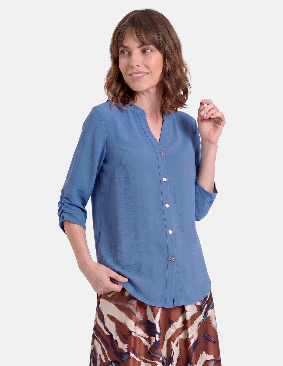 Blusa manga corta para mujer 4