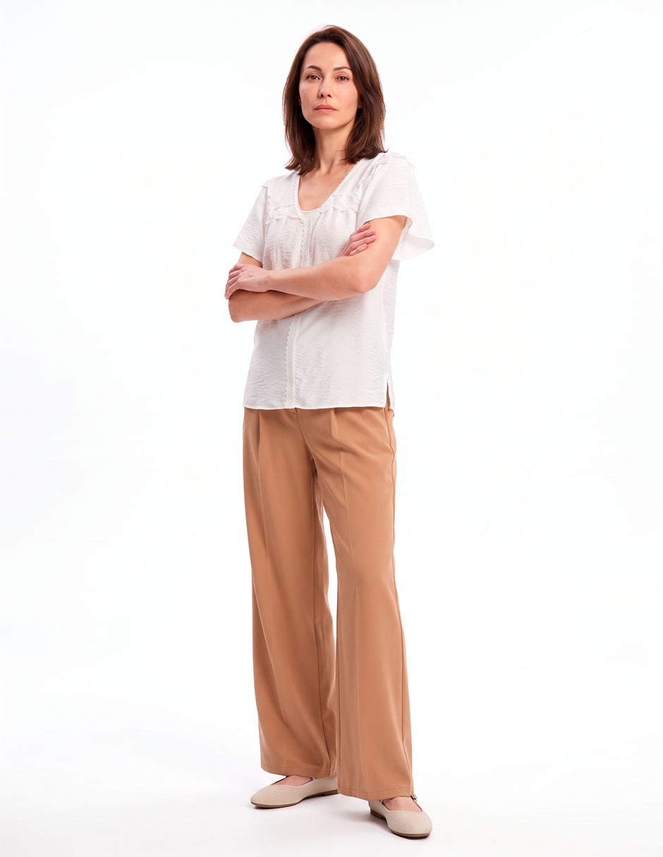 Blusa manga corta para mujer 3