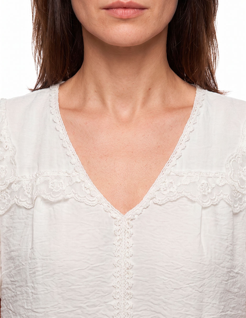 Blusa manga corta para mujer 2