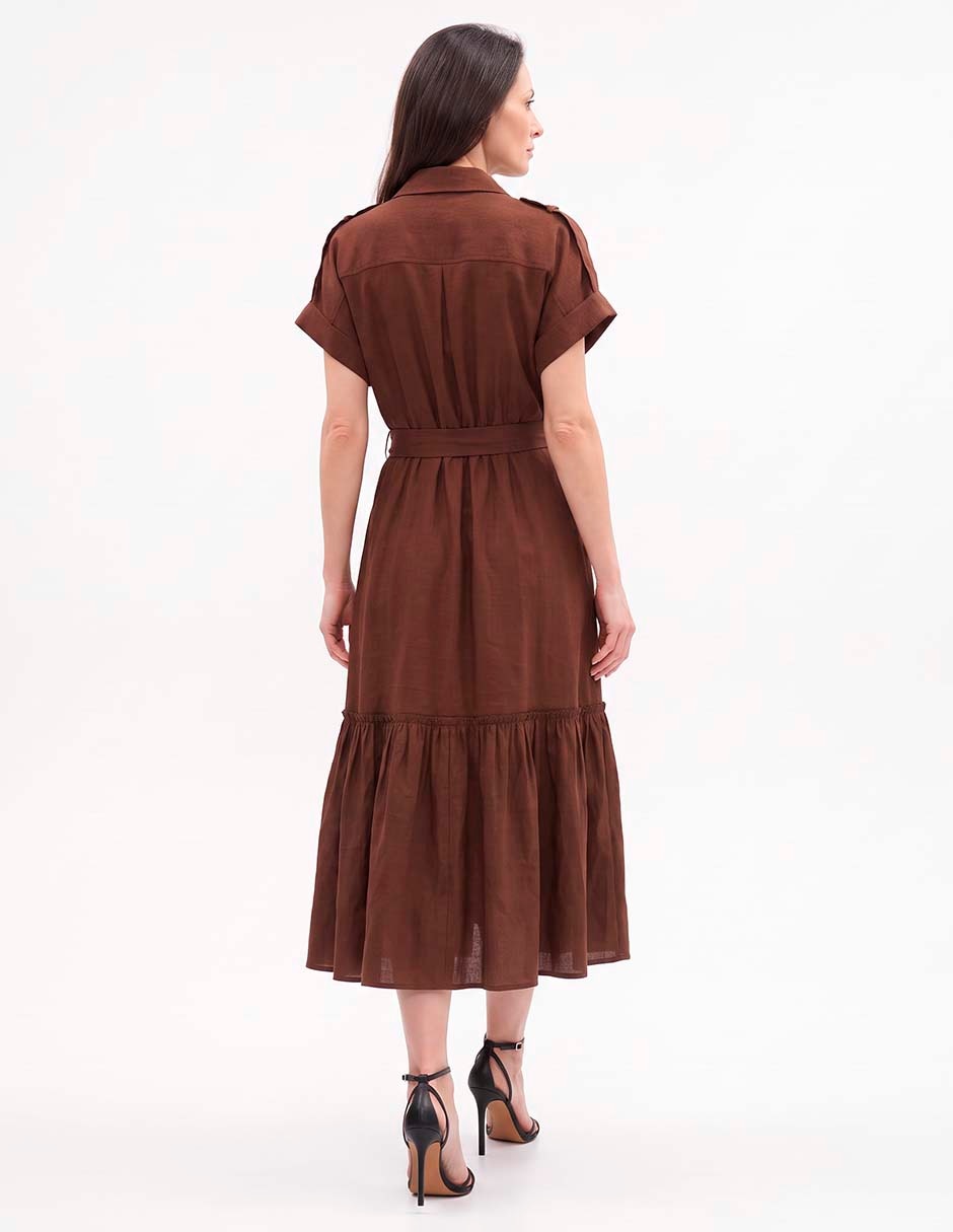 Vestido 3/4 casual para mujer 4