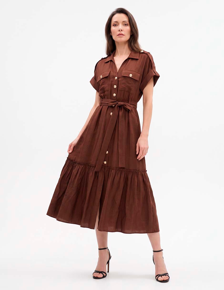 Vestido 3/4 casual para mujer 3