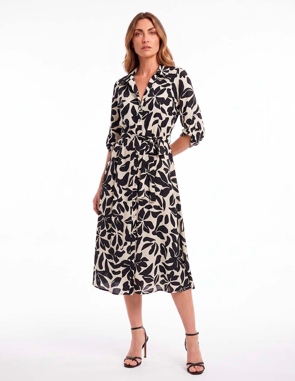 Vestido 3/4 casual Kinich para mujer Vestido 3/4 casual Kinich para mujer