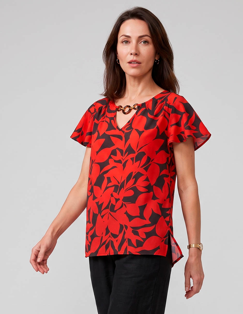 Blusa manga corta para mujer Blusa manga corta para mujer