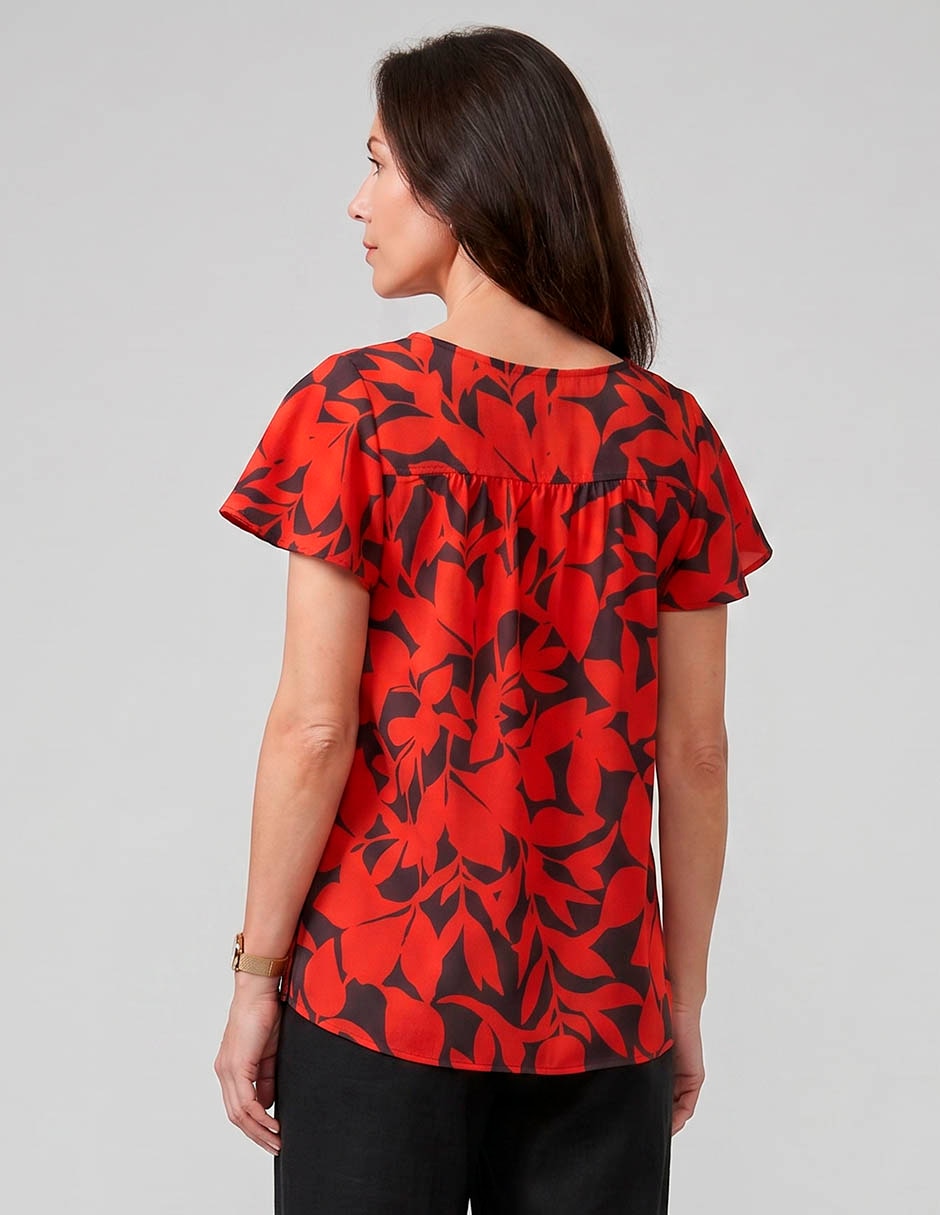 Blusa manga corta para mujer 2