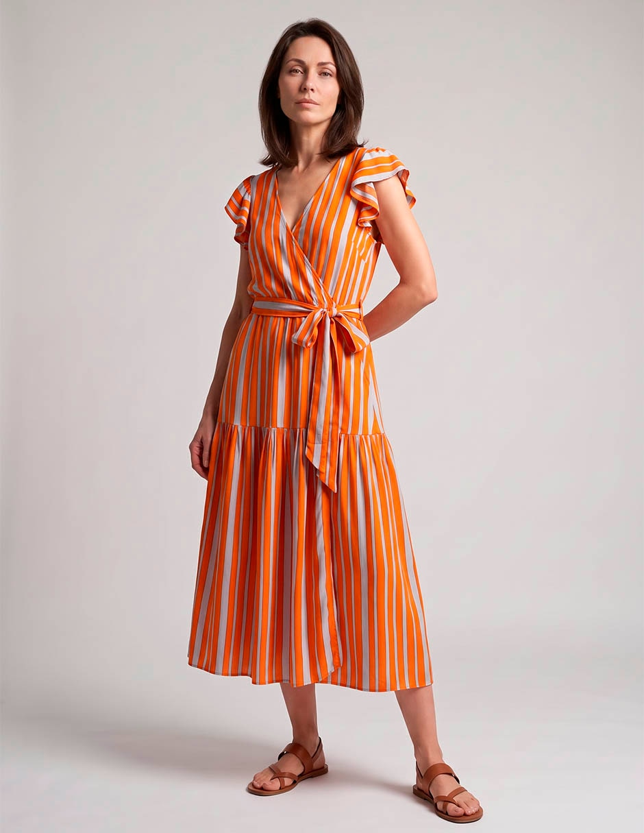Vestido crop casual lorenza blau para mujer
