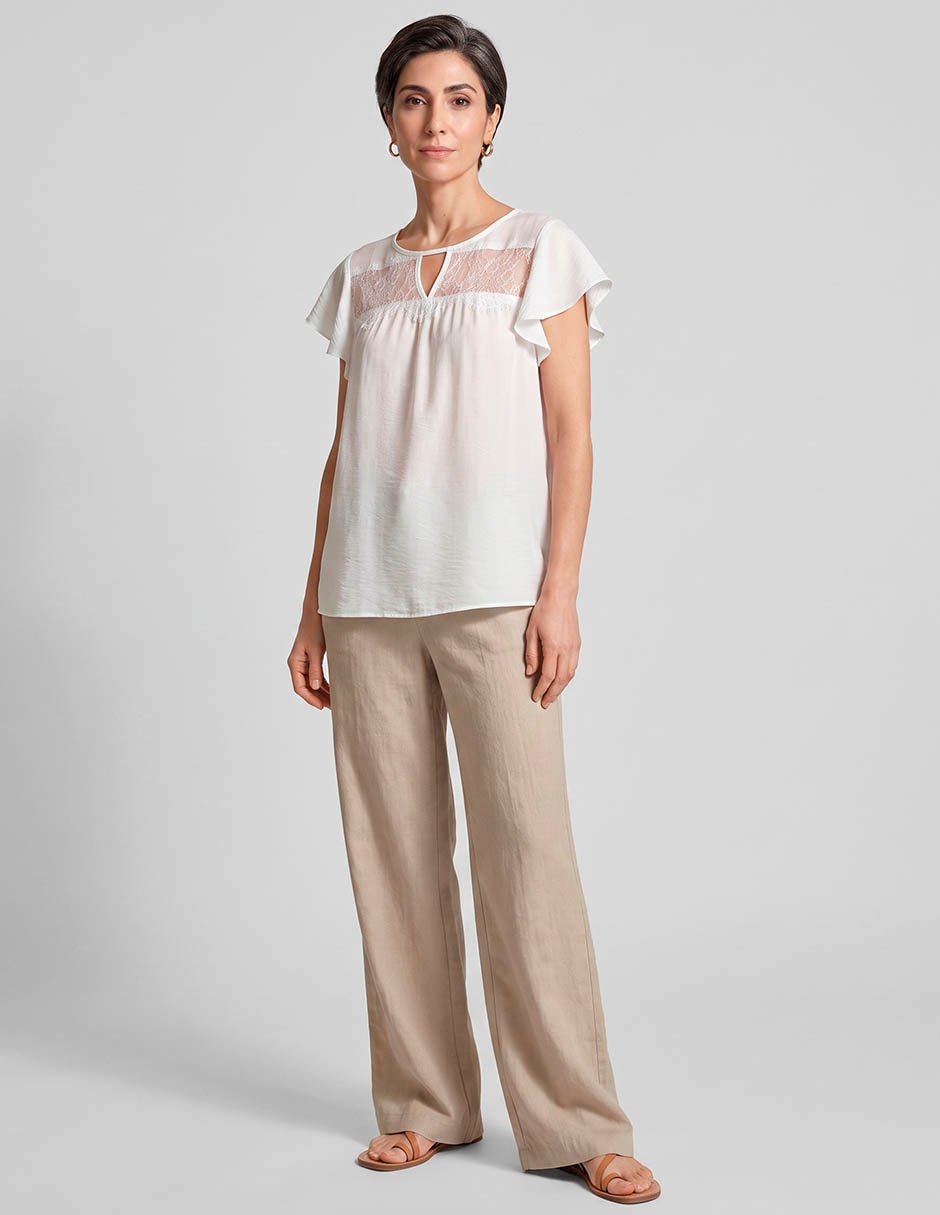 Blusa manga corta para mujer Blusa manga corta para mujer