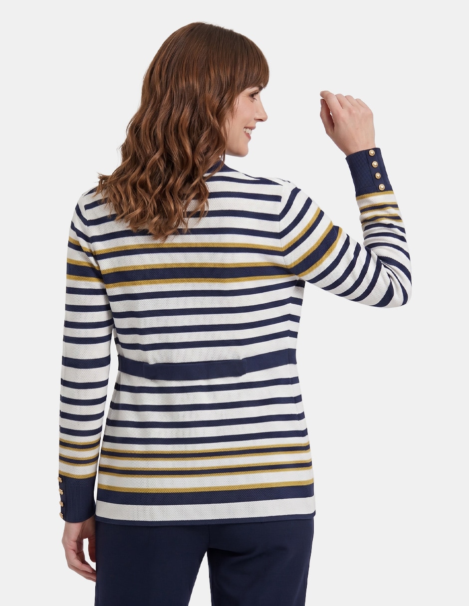 Suéter cuello solapa para mujer 3