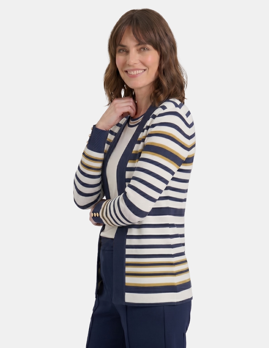 Suéter cuello solapa para mujer 4