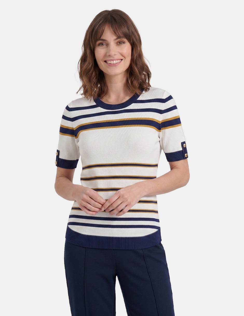 Blusa manga corta para mujer
