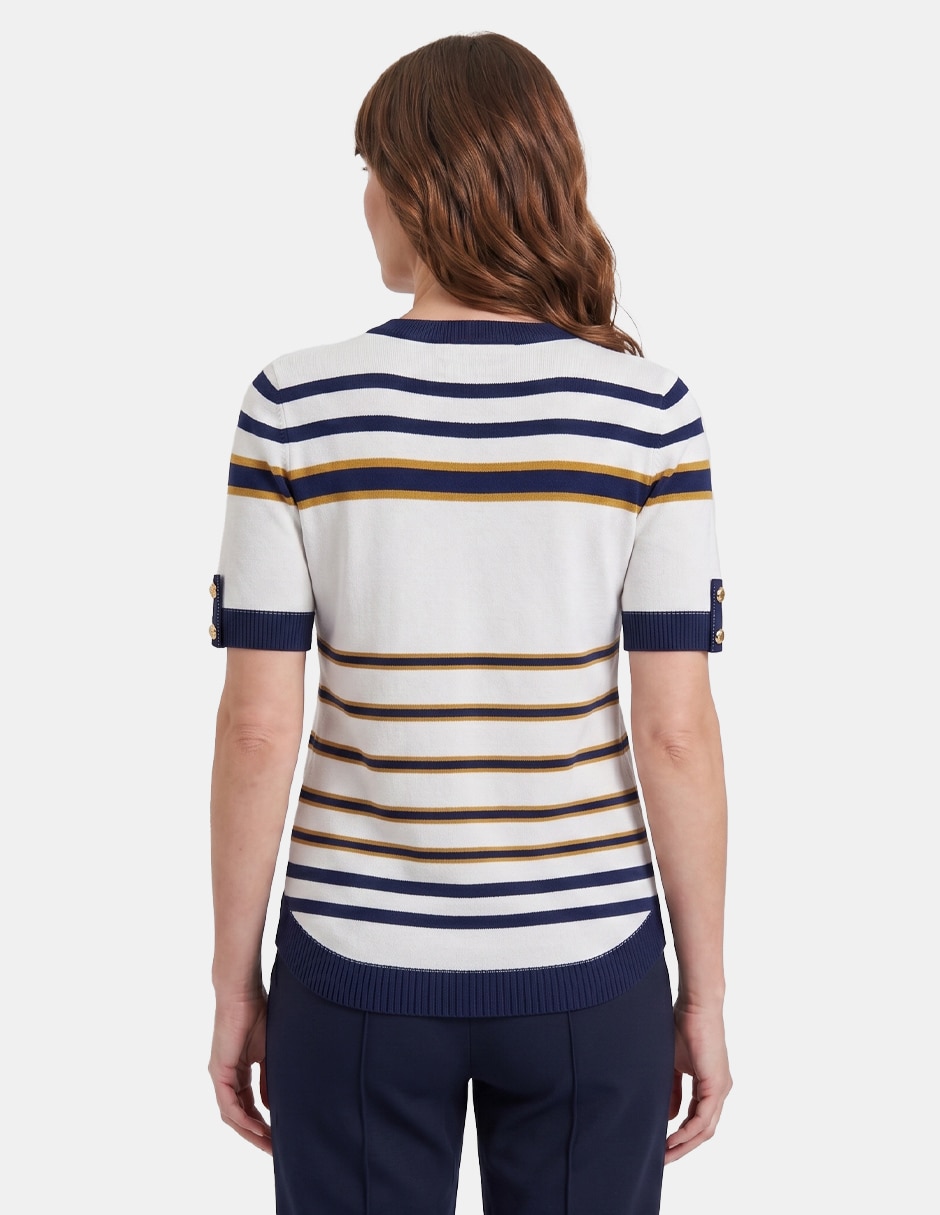 Blusa manga corta para mujer 4