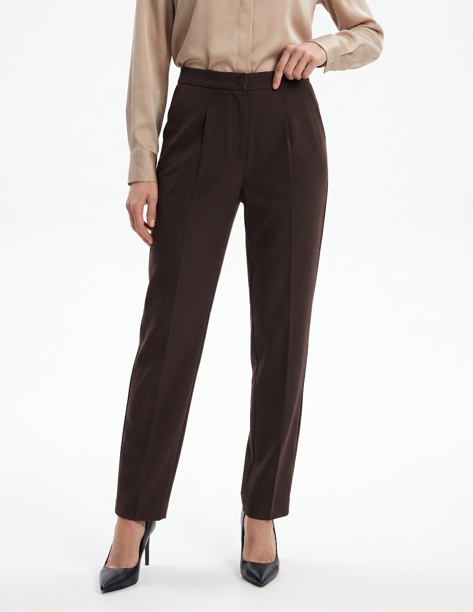 Pantalón recto para mujer