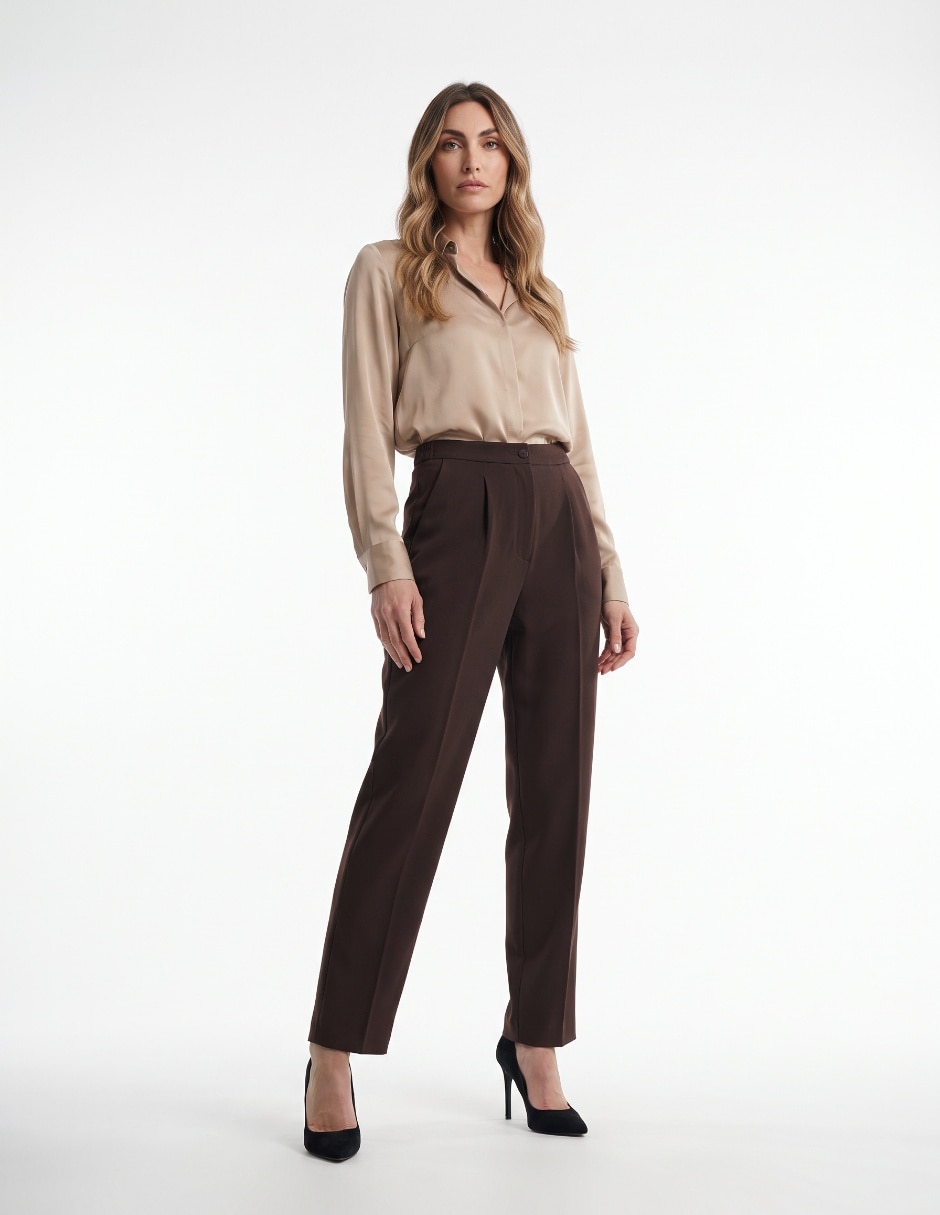 Pantalón recto para mujer 4