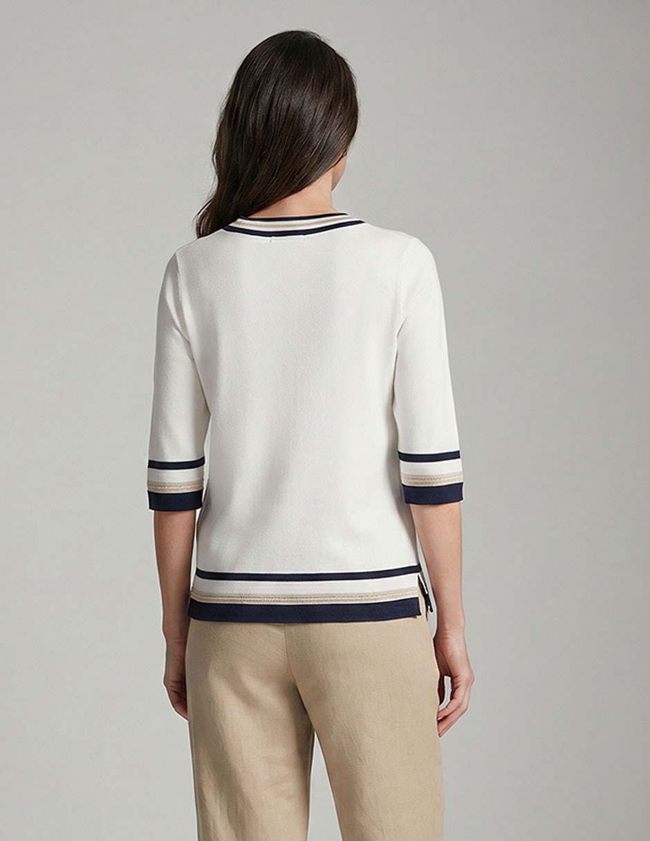 Blusa manga 3/4 para mujer 2