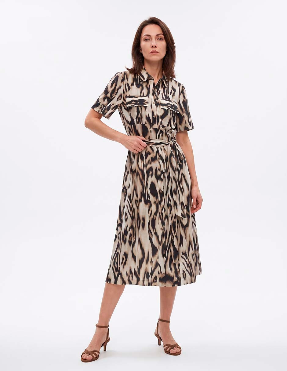 Vestido midi casual para mujer