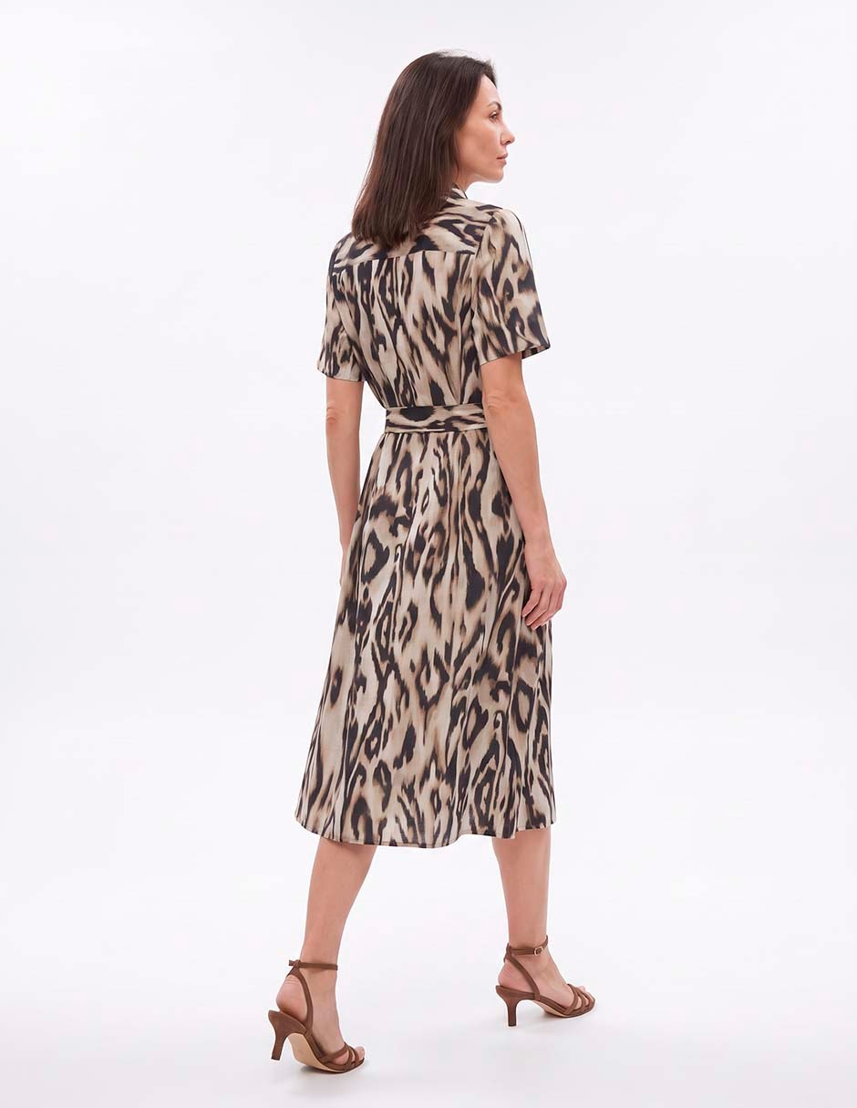 Vestido midi casual para mujer