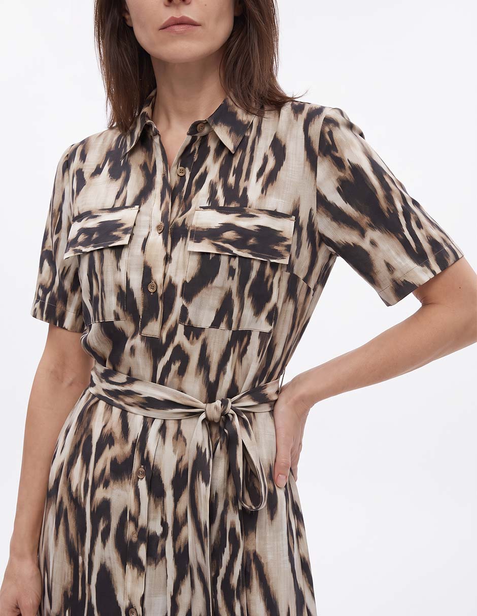 Vestido midi casual para mujer