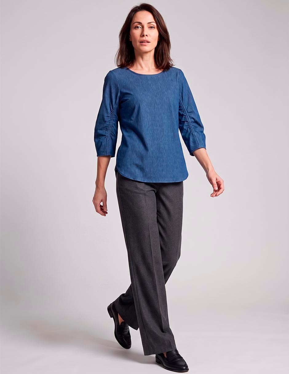 Blusa chico´s manga 3/4 para mujer 3