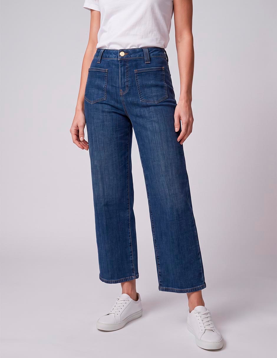 Jeans coulotte wide leg Chico´s para mujer Jeans coulotte wide leg Chico´s para mujer