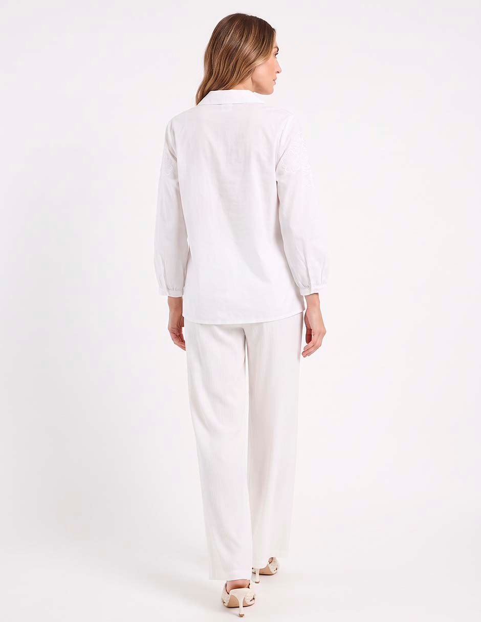 Blusa manga larga para mujer 4