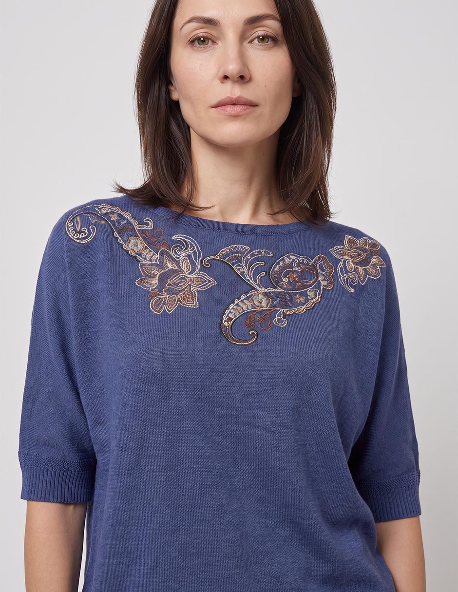 Suéter Chico´s cuello redondo para mujer 3