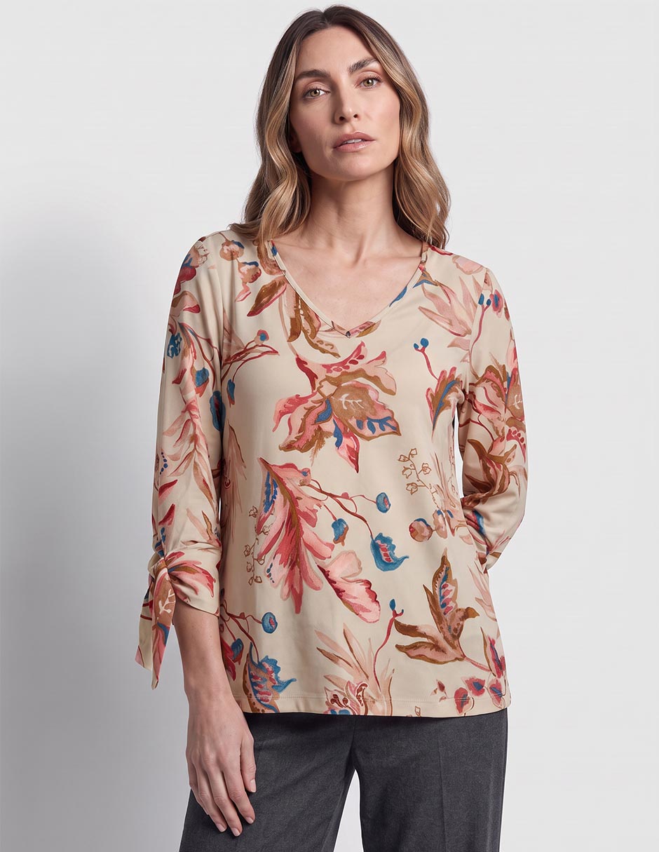 Blusa manga 3/4 para mujer Blusa manga 3/4 para mujer