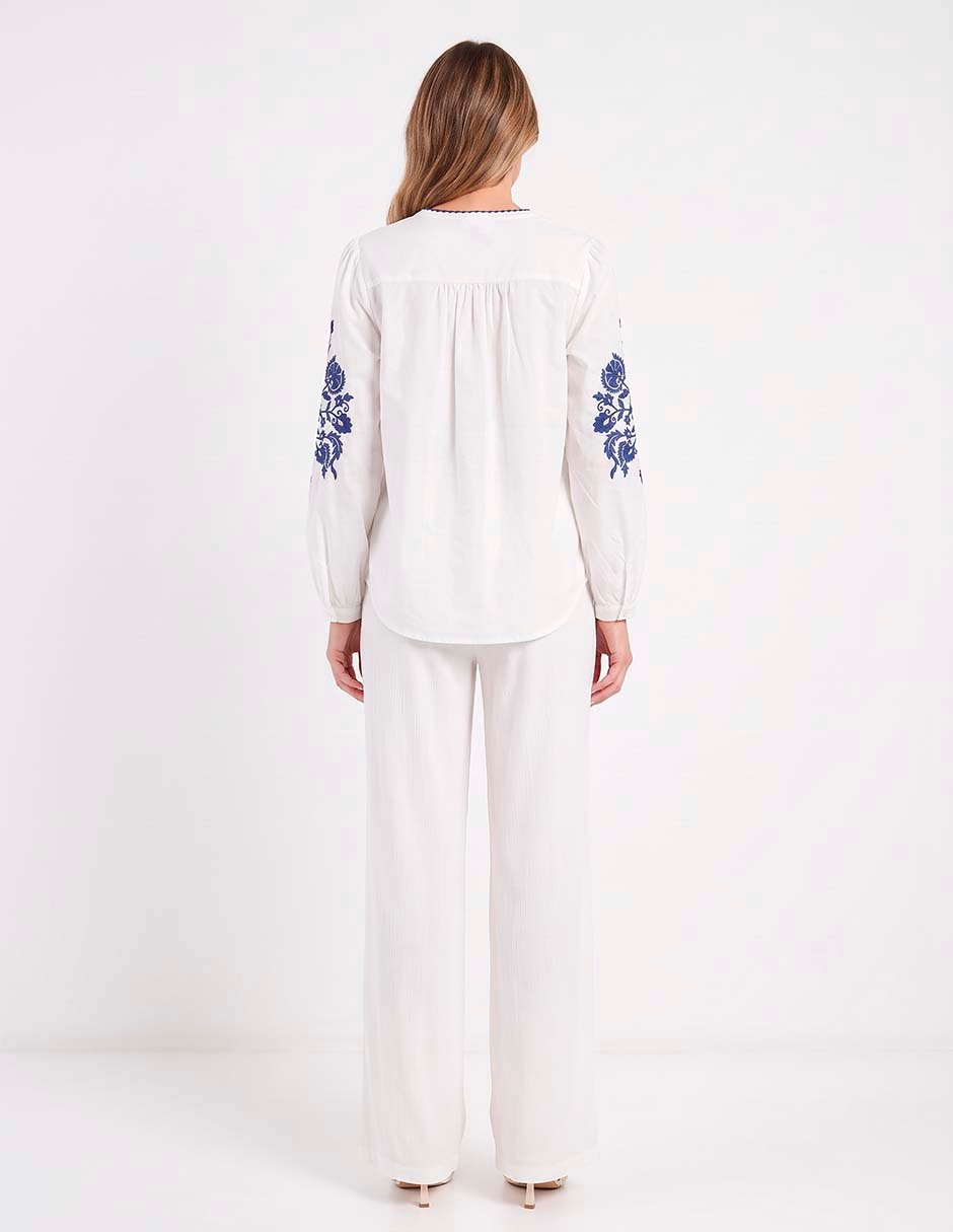Blusa manga larga para mujer 4