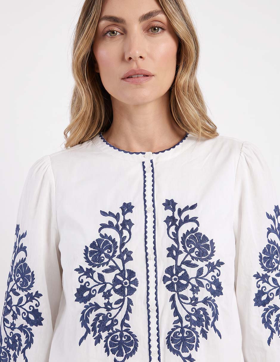 Blusa manga larga para mujer 2