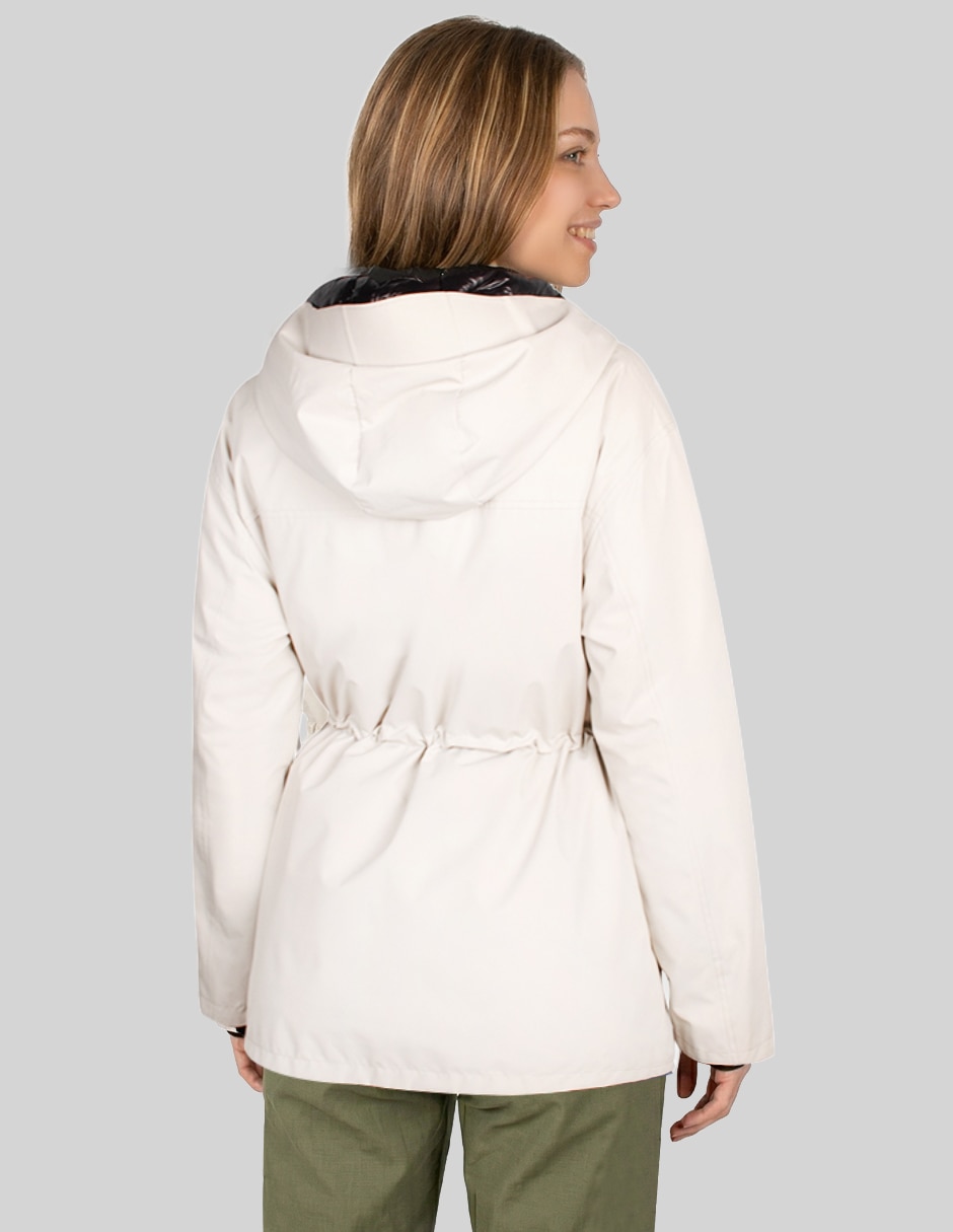 Chamarra casual damaia atelier repelente al agua para mujer