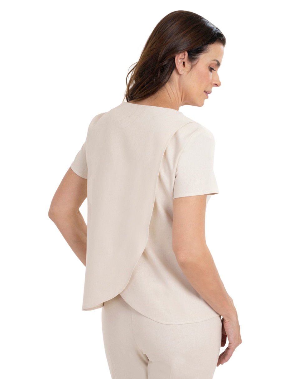Blusa manga corta para mujer 2
