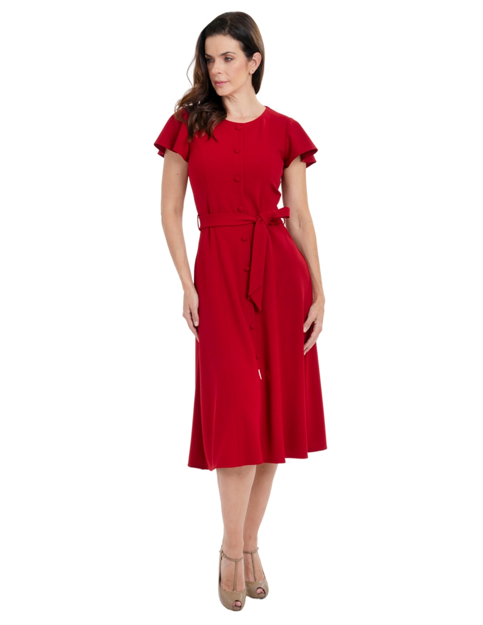 Vestido midi casual para mujer