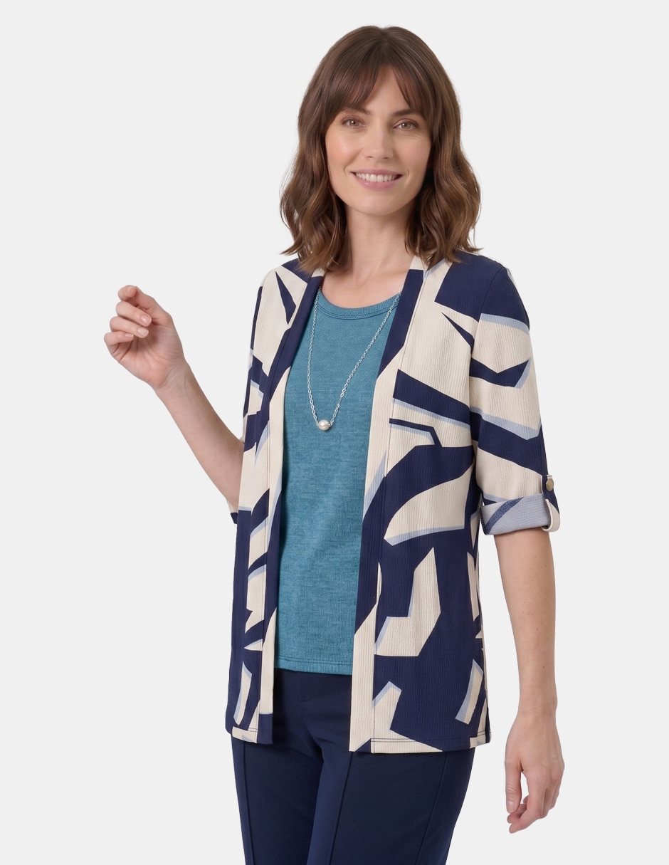 Blusa manga 3/4 para mujer 4