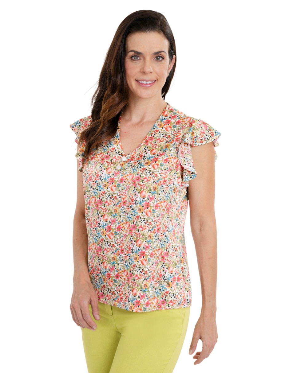 Blusa manga corta para mujer Blusa manga corta para mujer