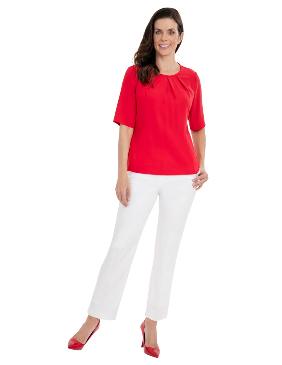 Blusa manga corta para mujer 2