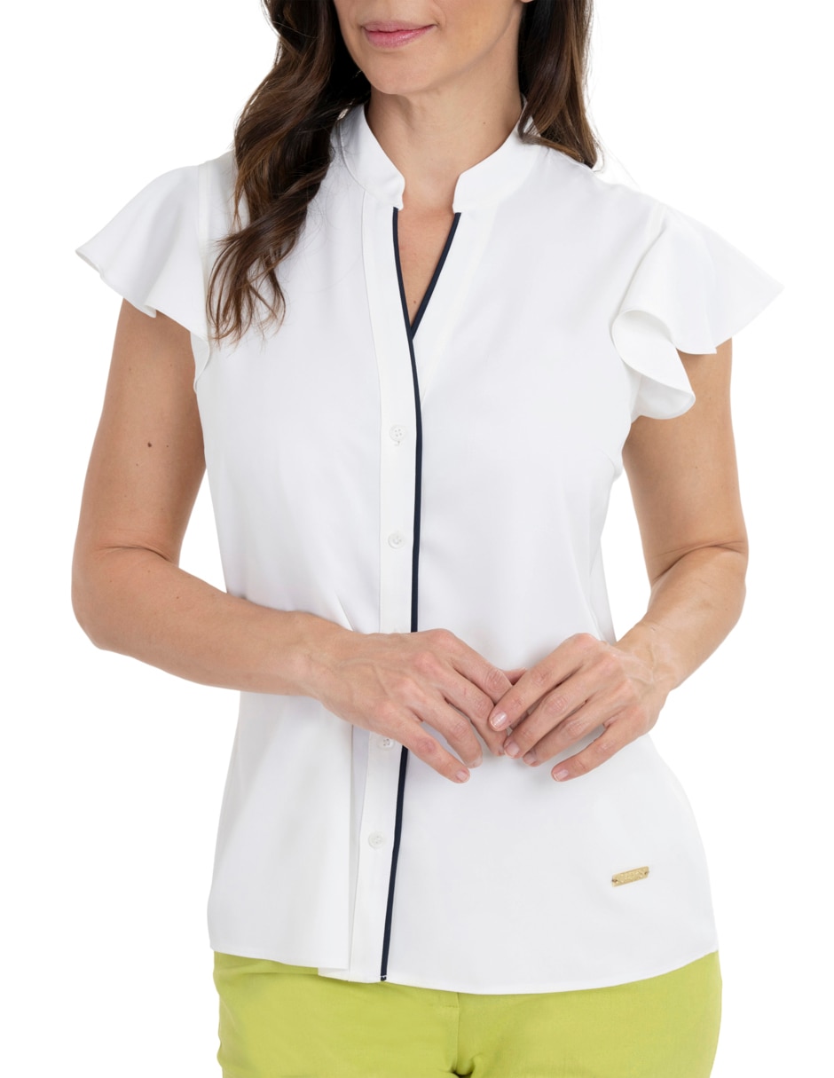 Blusa manga corta para mujer 6