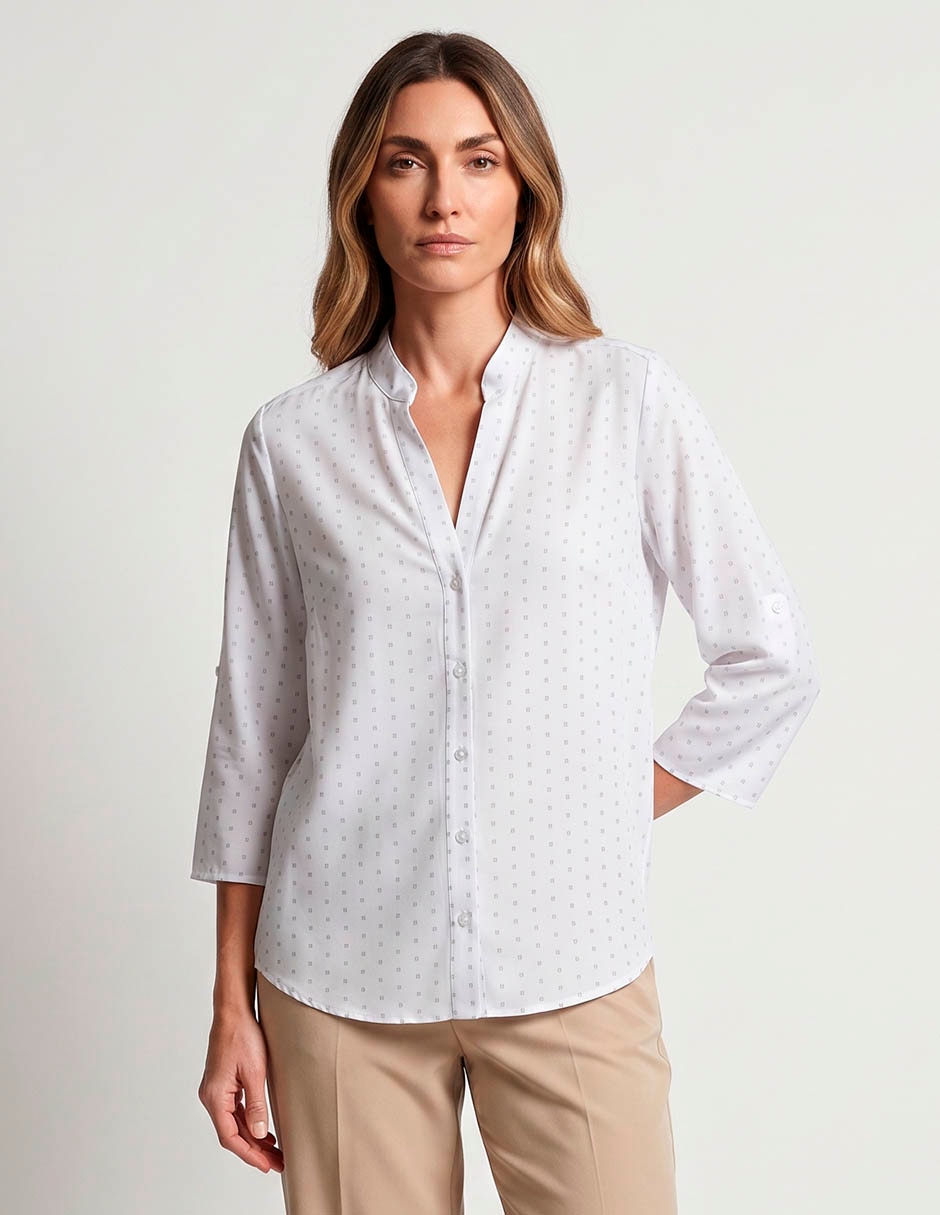 Blusa manga 3/4 para mujer Blusa manga 3/4 para mujer