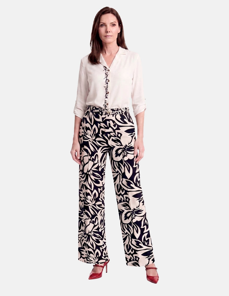 Pantalón regular recto para mujer 2