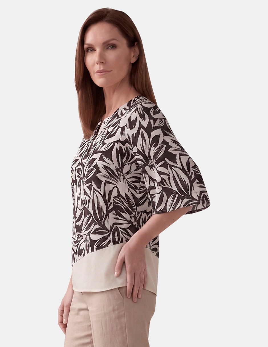 Blusa manga corta para mujer 4