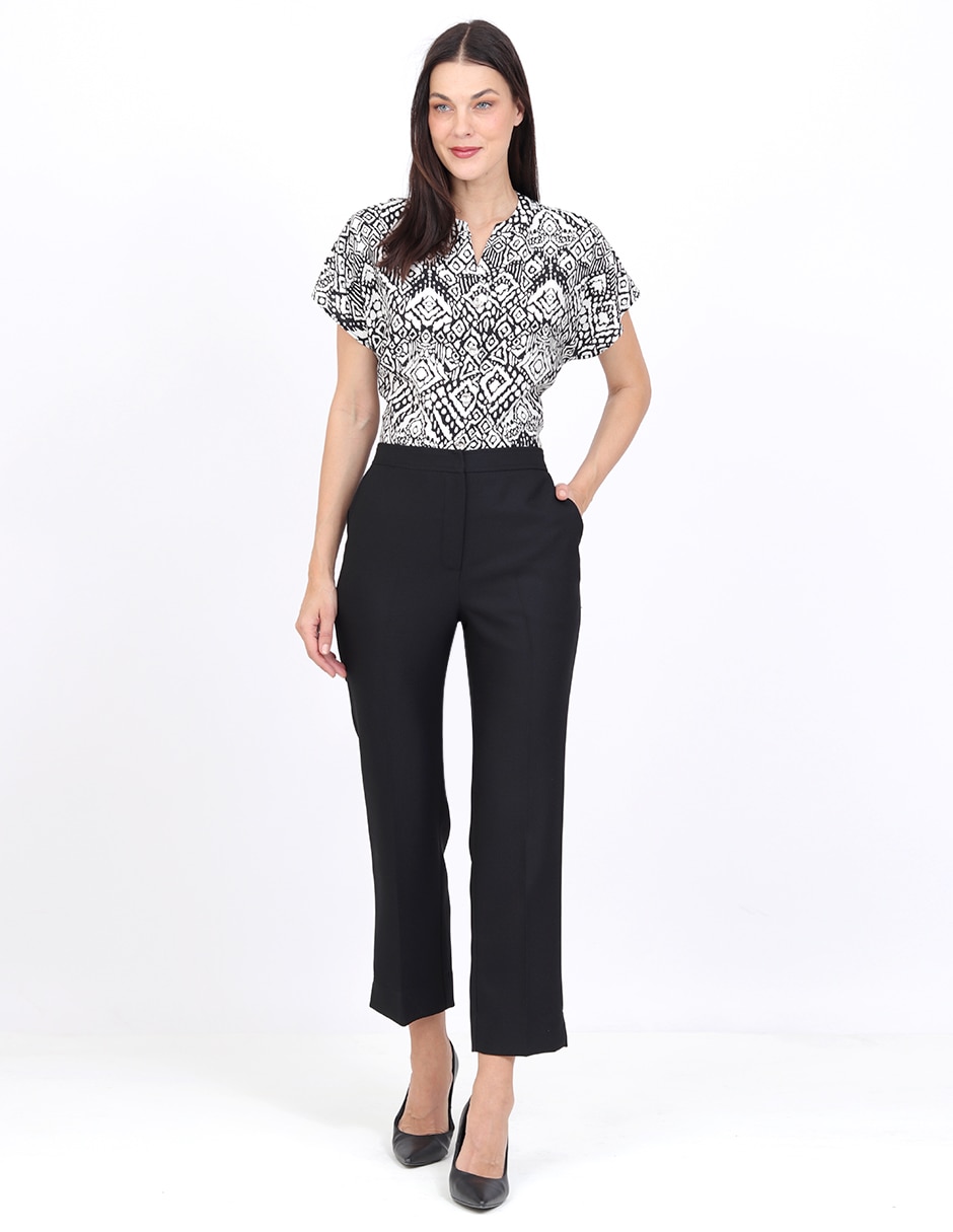 Pantalón de vestir slim para mujer 4