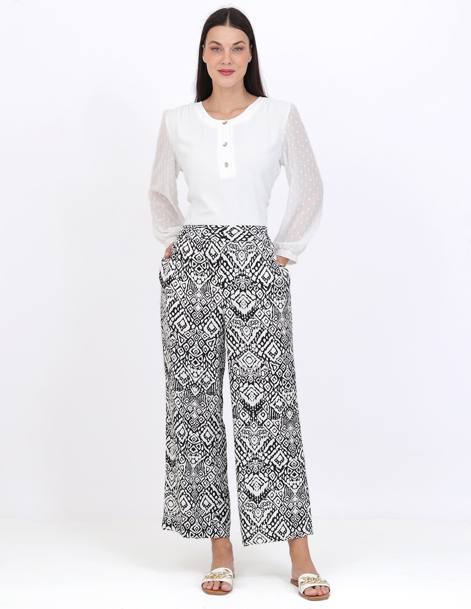 Pantalón regular slim para mujer 5