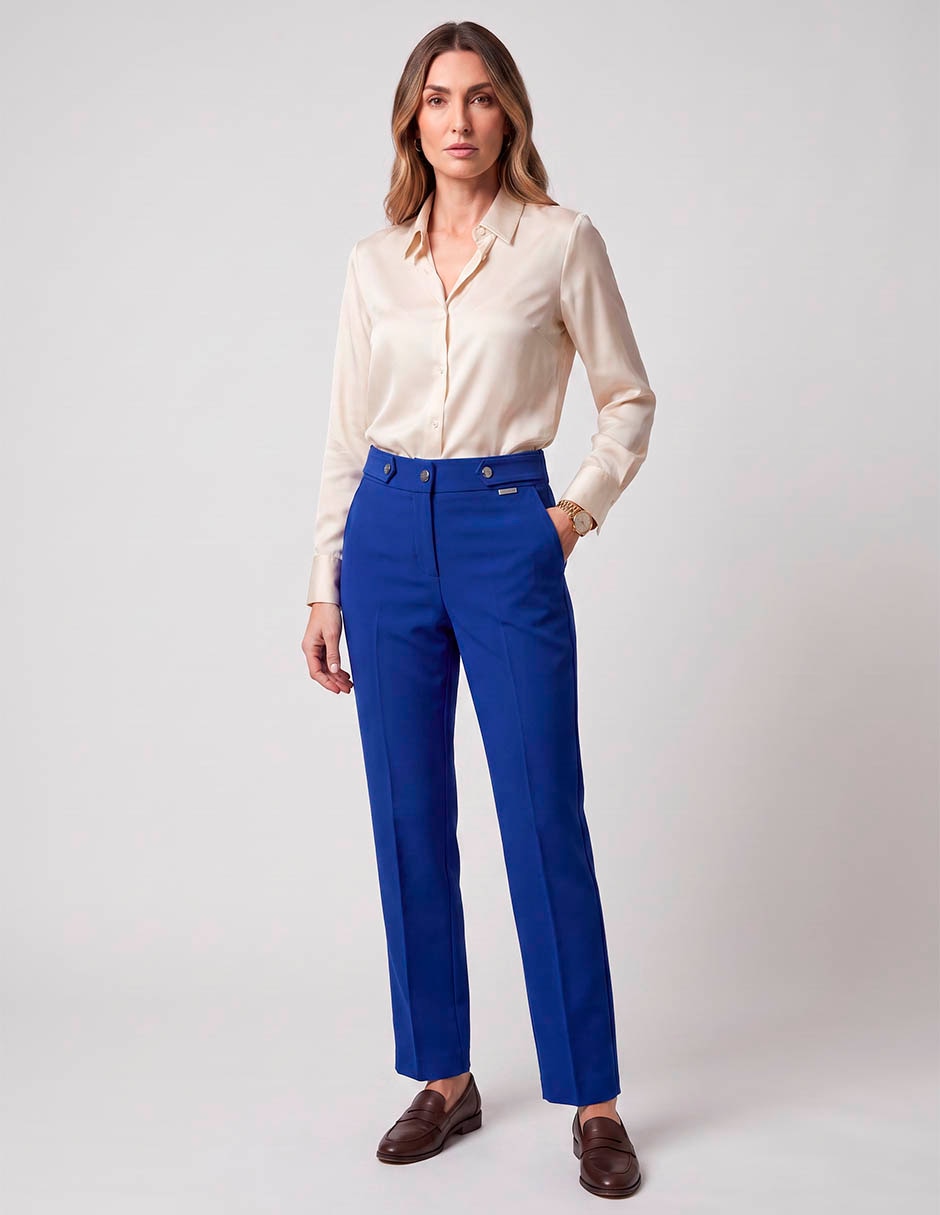 Pantalón de vestir Chaps Straight para mujer