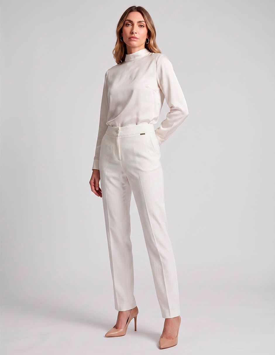 Pantalón de vestir Straight para mujer Pantalón de vestir Straight para mujer