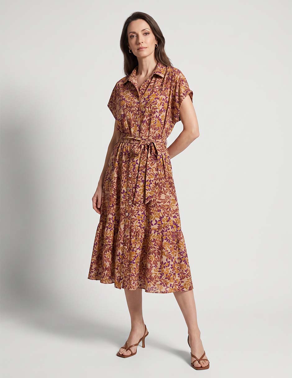 Vestido midi casual para mujer Vestido midi casual para mujer