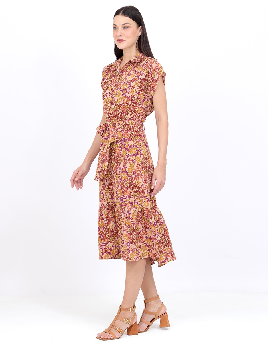 Vestido midi casual para mujer