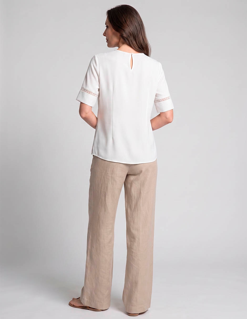 Blusa manga corta para mujer 2