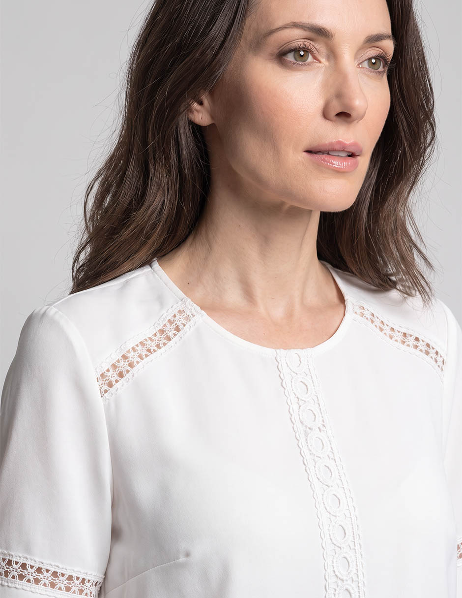 Blusa manga corta para mujer 3